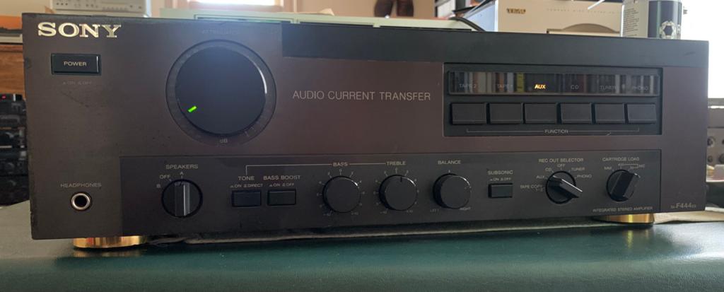 Sony TA-F444ES 2x80Watt versterker stereo amplifier TAF444ES, Audio, Tv en Foto, Versterkers en Receivers, Gebruikt, Ophalen of Verzenden