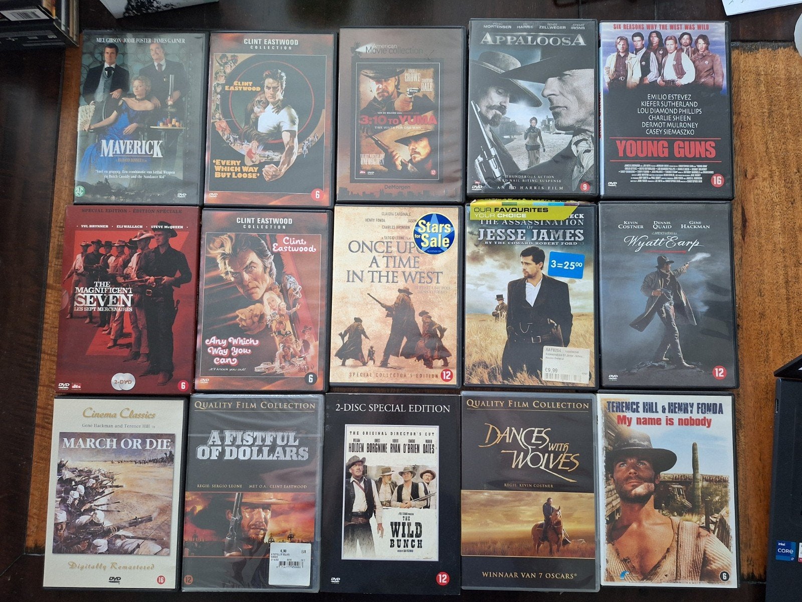 Pakket Western DVDs, Vanaf 12 jaar, Ophalen of Verzenden, Zo goed als nieuw