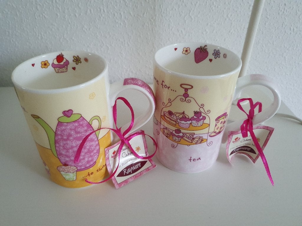 2 x NIEUWE mok van Rayware, Overige merken, Nieuw, Overige stijlen, Porselein