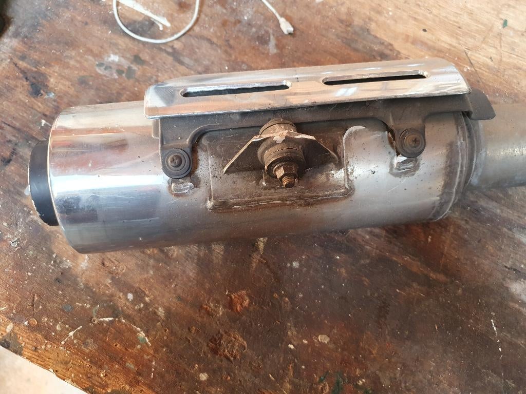 Honda SLR 650 einddemper links, Motoren, Ophalen of Verzenden, Gebruikt