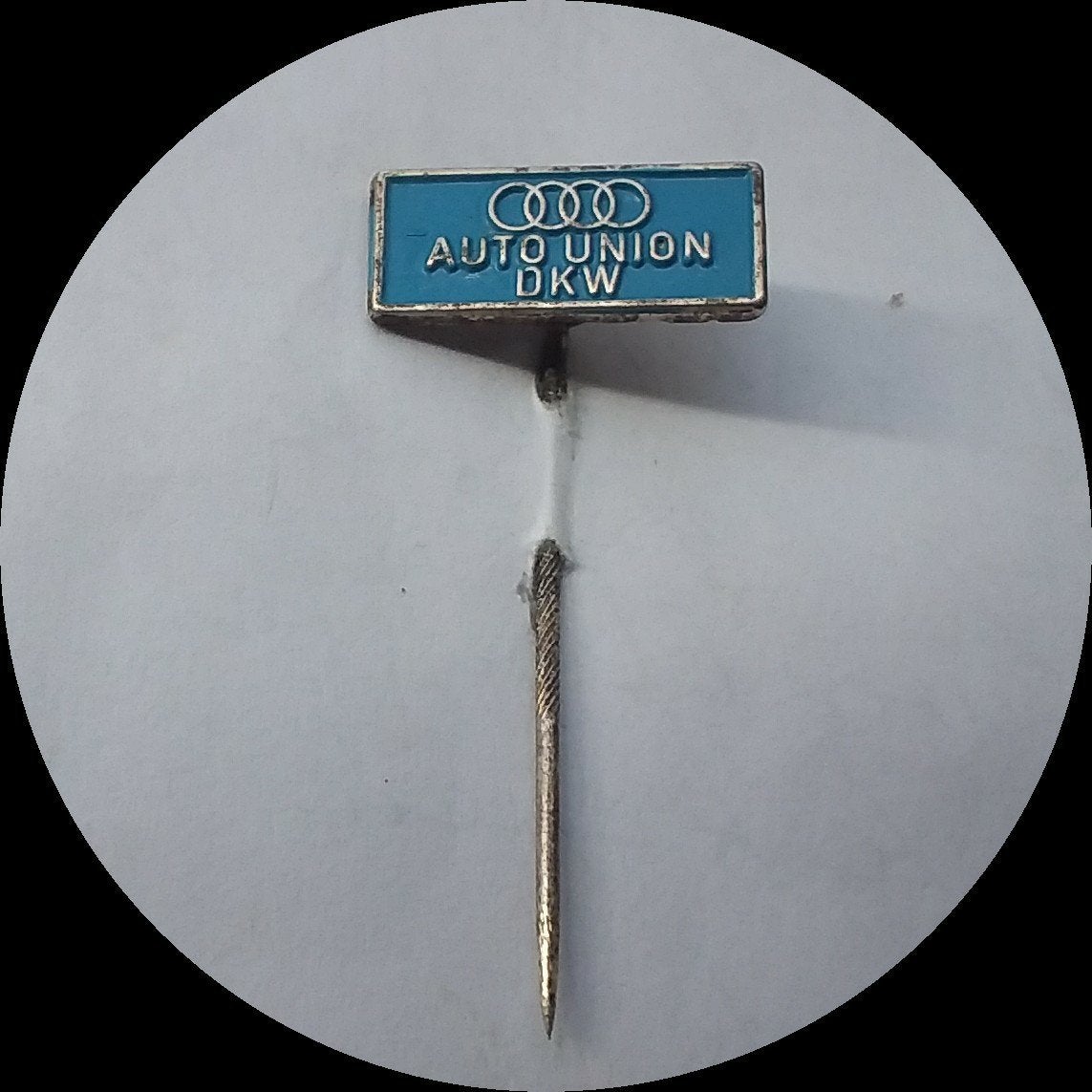 AUTO UNION  DKW speldje, Ophalen of Verzenden, Zo goed als nieuw, Transport, Speldje of Pin