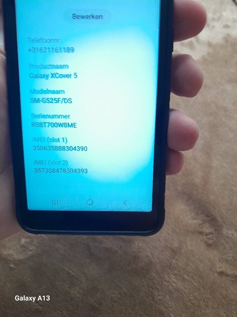 Samsung Galaxy XCover 5 - Zo goed als nieuw, Ophalen, Overige modellen, Zwart, Touchscreen