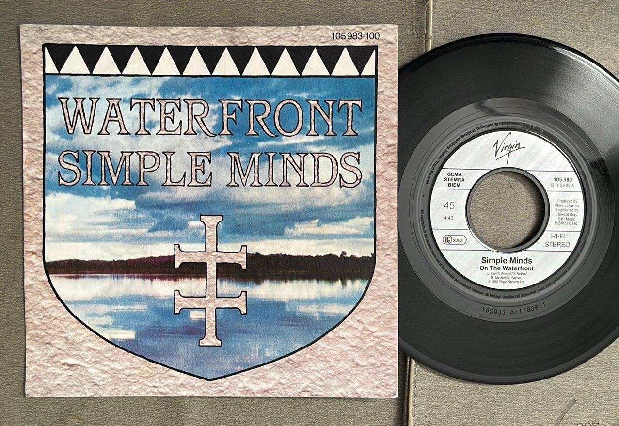 Simple Minds - Waterfront 7” EU 1983, Gebruikt, 7 inch, Ophalen of Verzenden, Pop