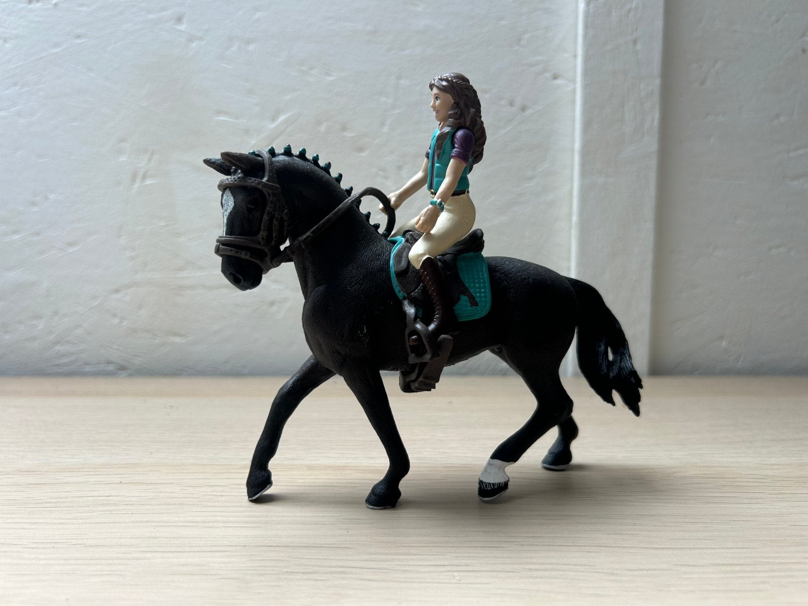Schleich ruiter set, Verzamelen, Dierenverzamelingen, Ophalen of Verzenden, Zo goed als nieuw, Paard, Beeldje of Figuurtje