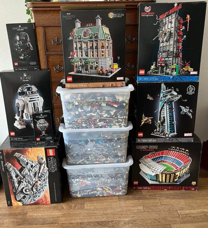 Verschillende lego sets en minifiguren, Ophalen of Verzenden, Gebruikt