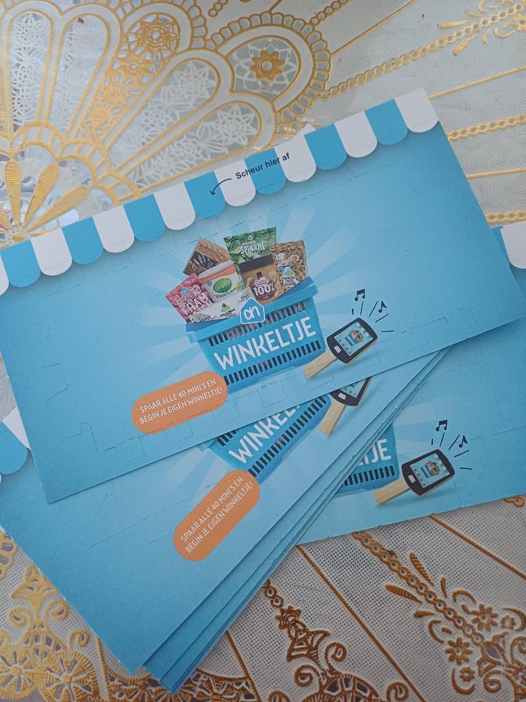 Albert Heijn Mini's winkeltje, Hobby en Vrije tijd, Verzamelkaartspellen | Overige, Verzenden, Nieuw, Meerdere kaarten