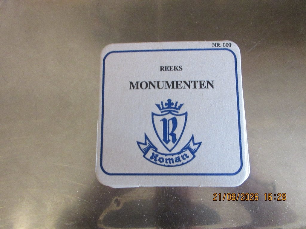 Bierviltjes reeks monumenten, Ophalen, Zo goed als nieuw, Viltje(s), Overige merken