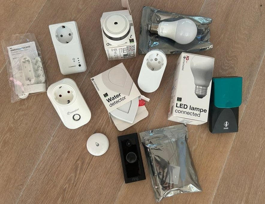 Smart Home apparaten, assortiment - Diverse Merken, Kunststof, Ophalen of Verzenden, Zo goed als nieuw, Modern
