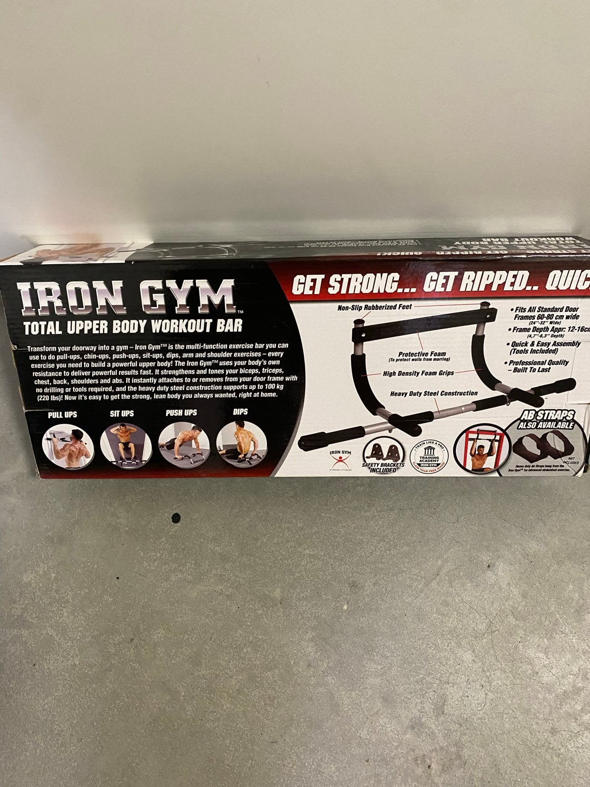 Iron Gym Total Upper Body Workout Bar - Nieuw in doos, Ophalen, Nieuw, Armen, Oprekstang