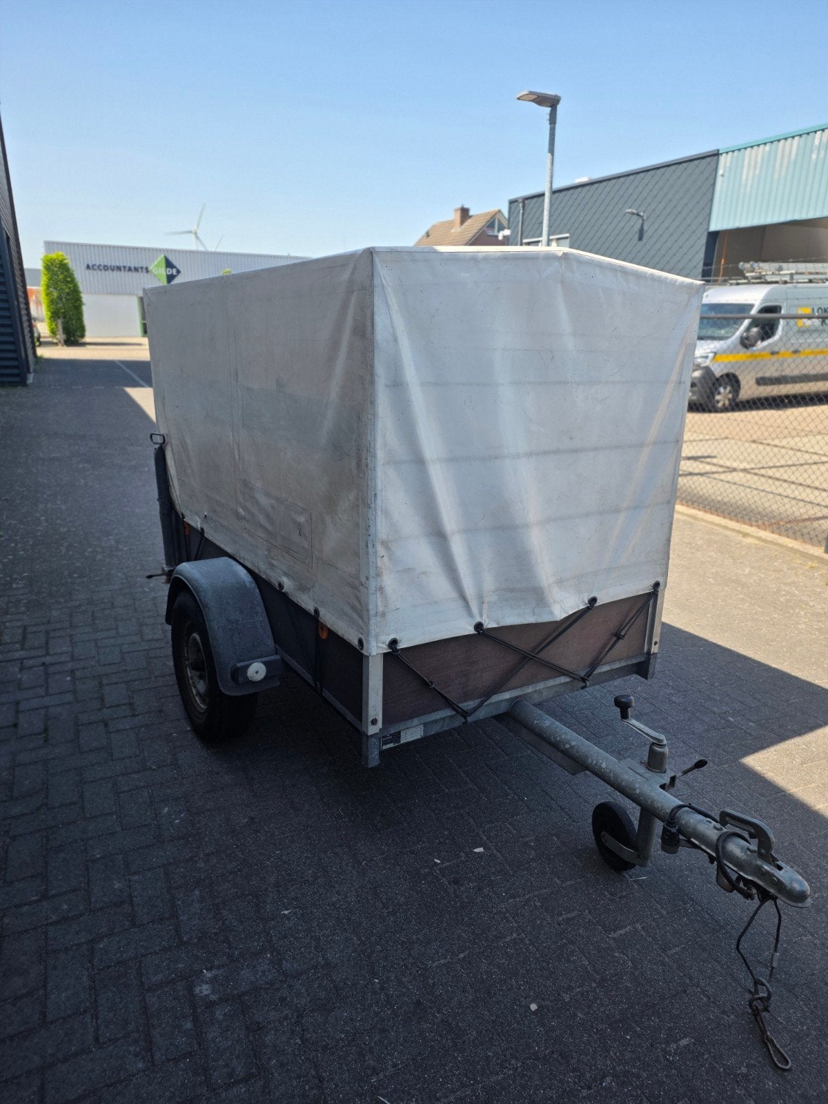 Hapert aanhangwagen met huif - Ideaal voor transport, Auto diversen, Aanhangers en Bagagewagens, Ophalen of Verzenden, Gebruikt