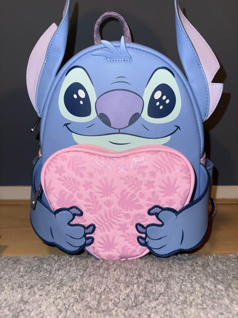Loungefly Disney Stitch Valentijn Mini Rugzak, Minder dan 30 cm, Disney of Dora, Ophalen of Verzenden, Minder dan 25 cm
