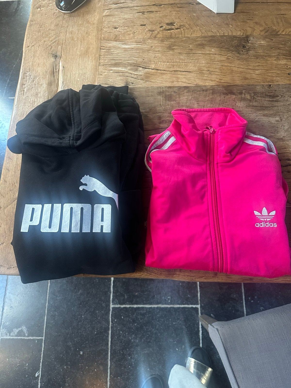 Diverse meisjes kinderkleding: Puma, Adidas maat 146/152, Kinderen en Baby's, Ophalen of Verzenden, Zo goed als nieuw, Meisje
