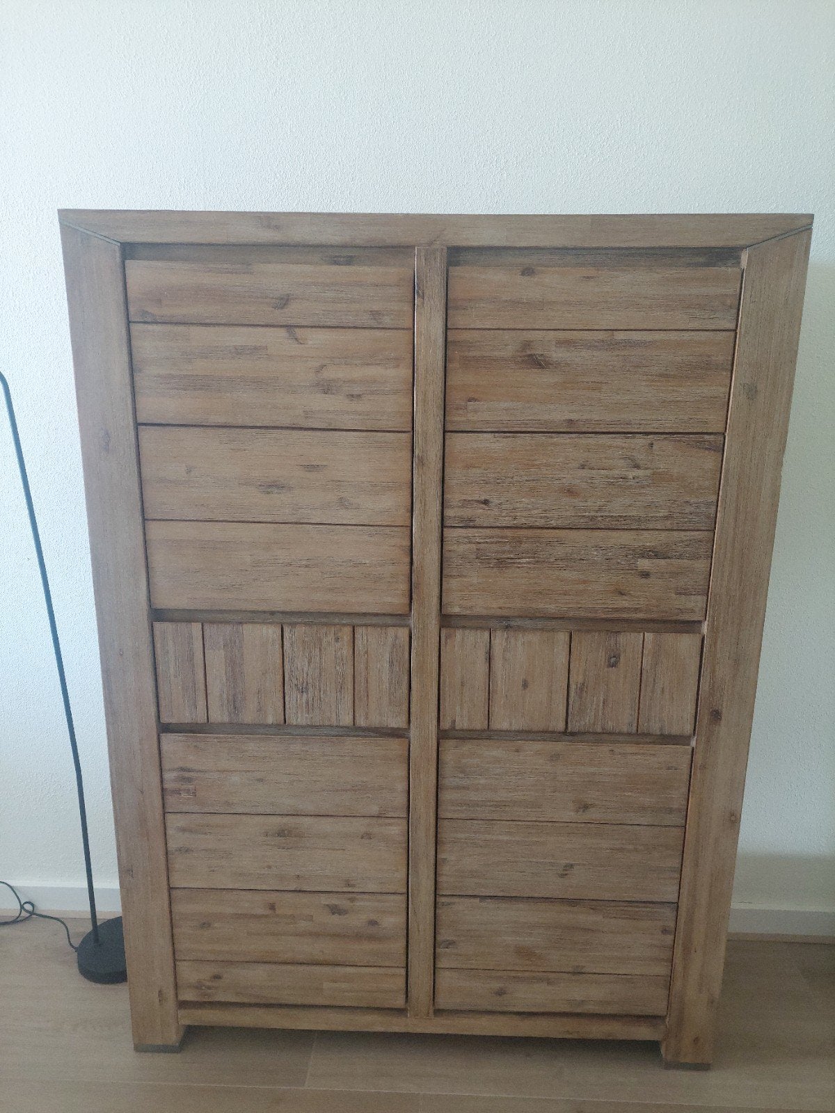 Houten kast met deuren en planken - 164x120x42 cm, Huis en Inrichting, Kasten | Kledingkasten, Ophalen, 25 tot 50 cm, 100 tot 150 cm