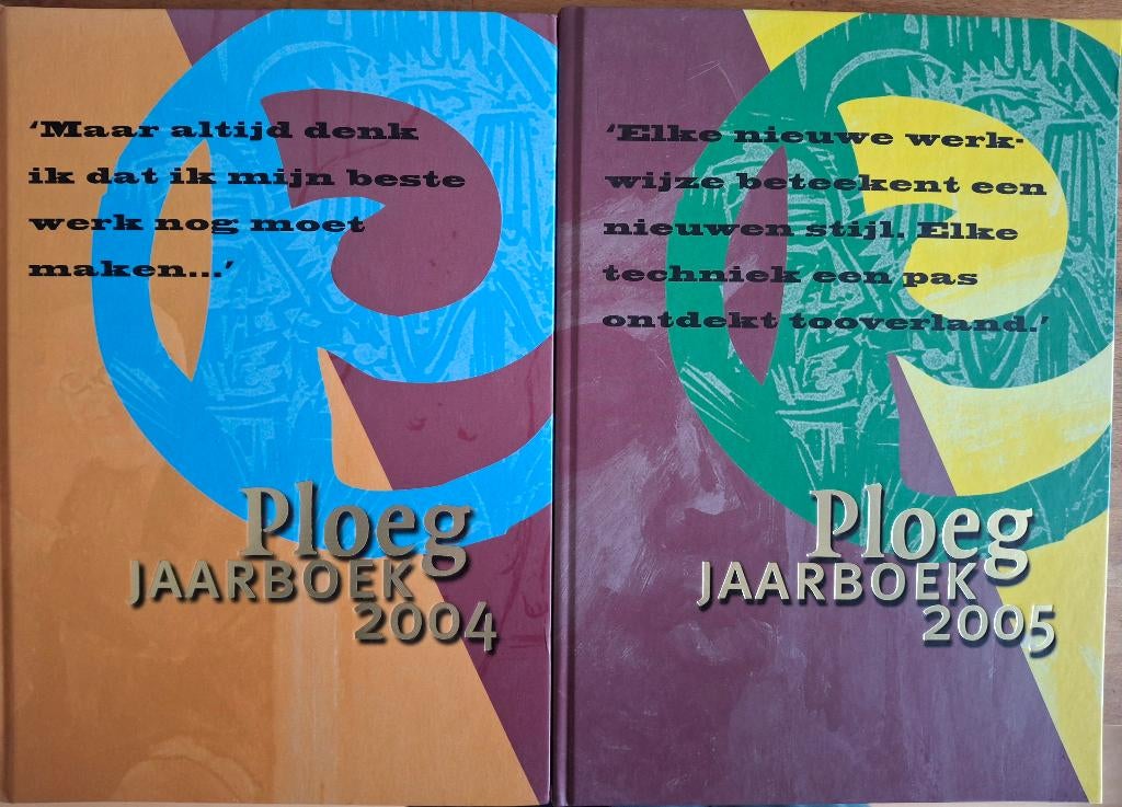Ploeg jaarboek 2004 en 2005, Boeken, Ophalen of Verzenden, Zo goed als nieuw, Schilder- en Tekenkunst