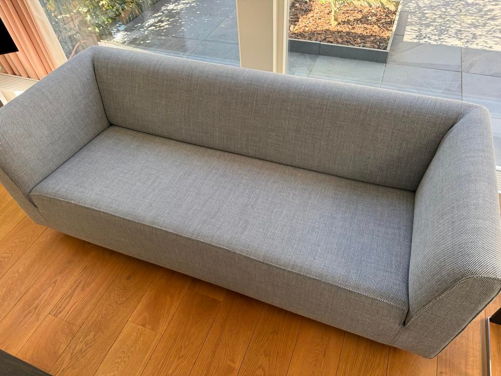 Twee Gelderland 4800 banken, grijs, Henk Vos design, Huis en Inrichting, Ophalen, 150 tot 200 cm, Driepersoons, 75 tot 100 cm