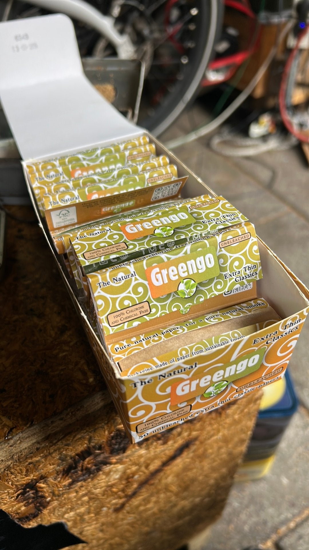 Greengo shag flu partij circa 30stuks, Ophalen, Sigarenbandjes