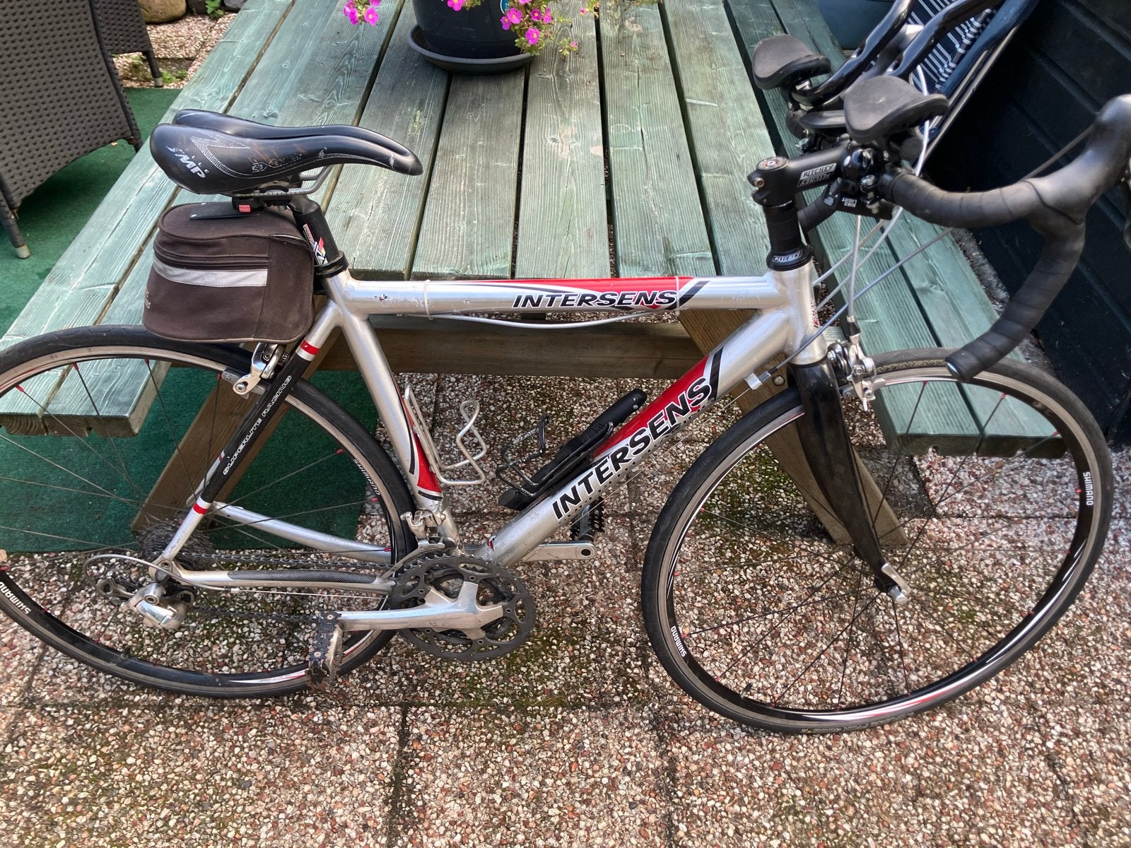Intersens racefiets - Goede staat, Fietsen en Brommers, Minder dan 10 versnellingen, Gebruikt, 26 inch, Velgrem