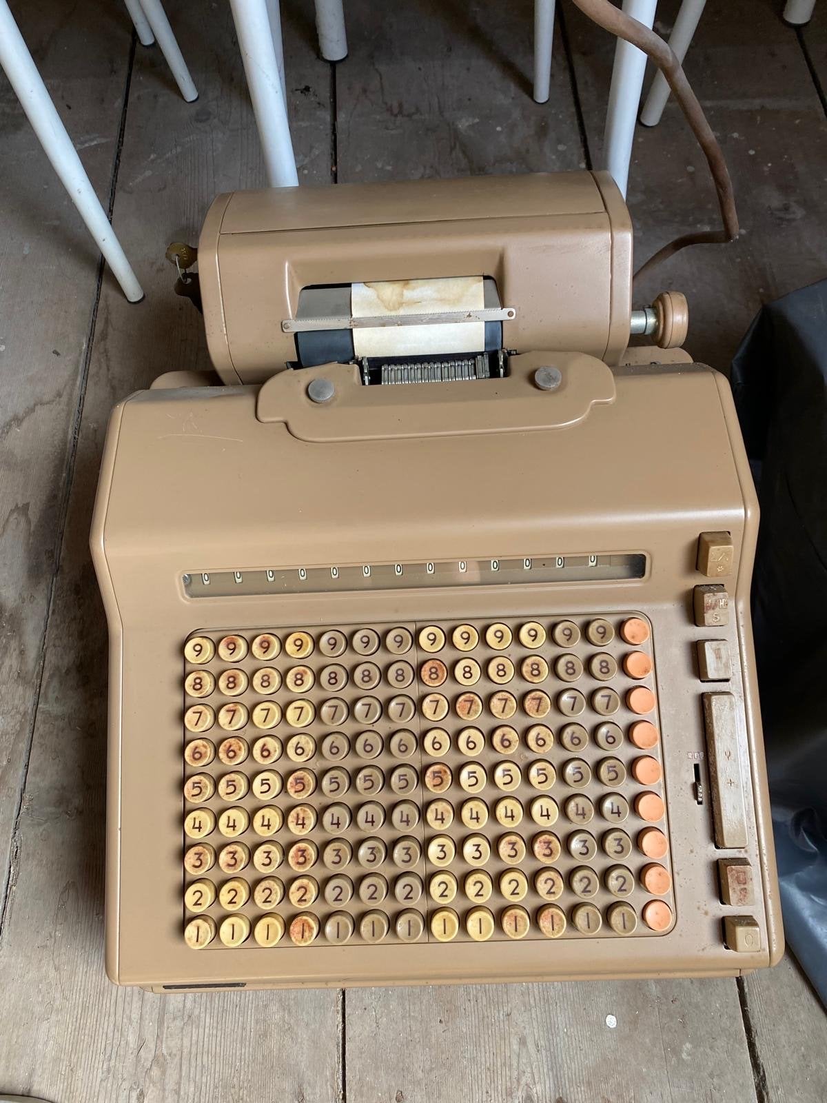 NCR Class 22 Elektromechanische Optelmachine - Vintage, Ophalen