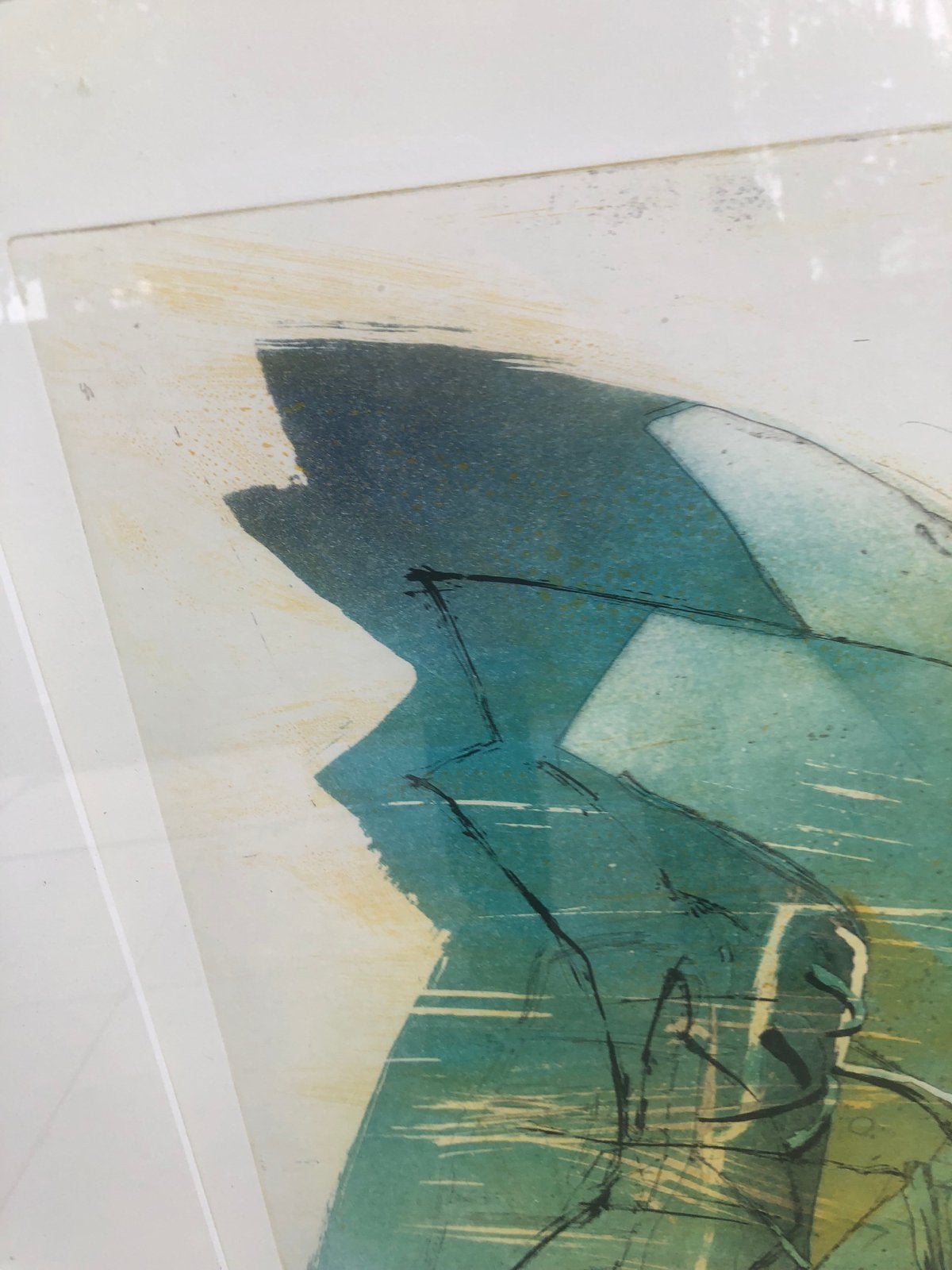 Fata Morgana II - Hans Vredegoor, Ophalen, Landschap, Ets, 1950 - 1999
