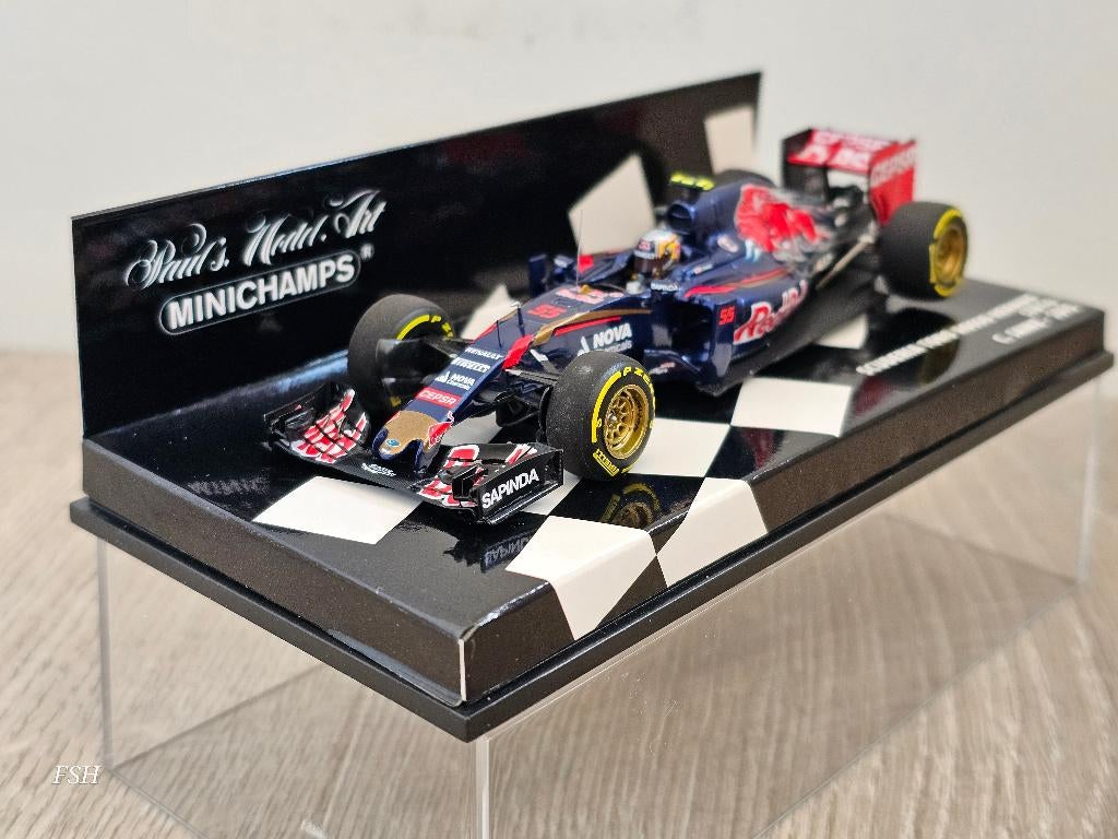 Toro Rosso Renault STR10, C. Sainz jr. #55, '15. Minichamps., Ophalen of Verzenden, Zo goed als nieuw, Auto, MiniChamps