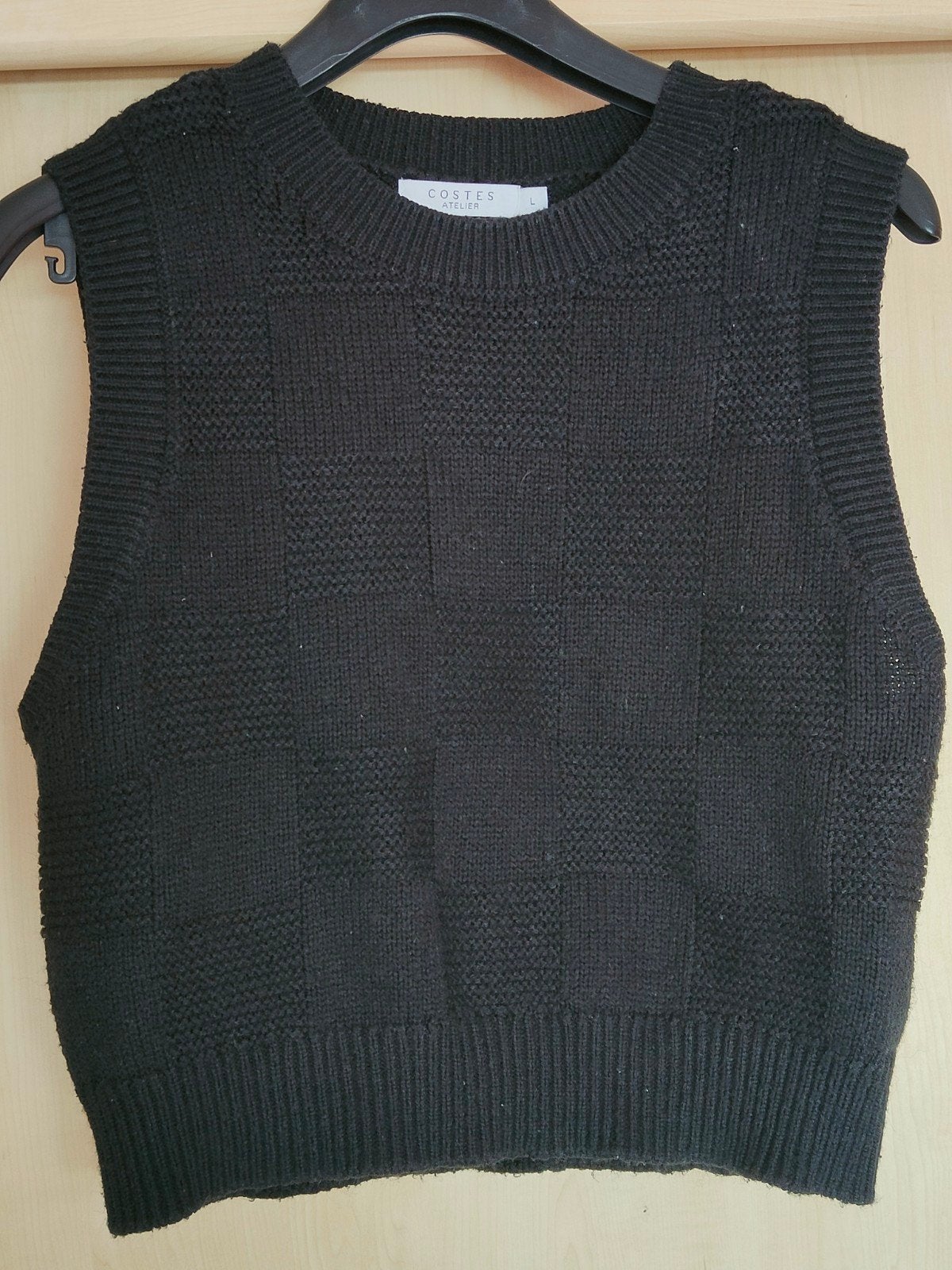 Costes gebreide top/spencer zwart maat L, Kleding | Dames, Truien en Vesten, Zwart, Maat 42/44 (L), Ophalen of Verzenden, Costes