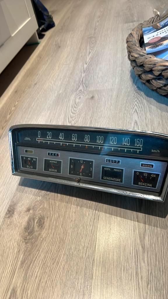 Teller unit  fiat 1800, Auto-onderdelen, Dashboard en Schakelaars, Fiat, Gebruikt, Ophalen of Verzenden