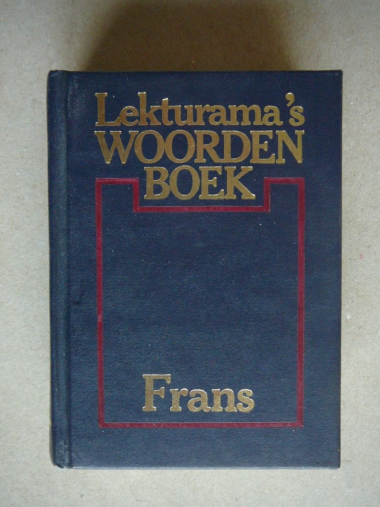 Lekturama woordenboek Frans, Ophalen of Verzenden, Zo goed als nieuw, Frans