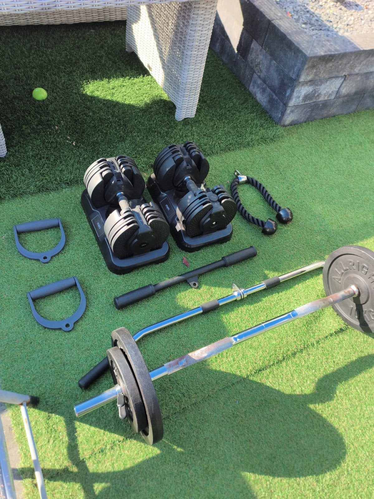 verstelbare dumbells plus extras, Ophalen of Verzenden