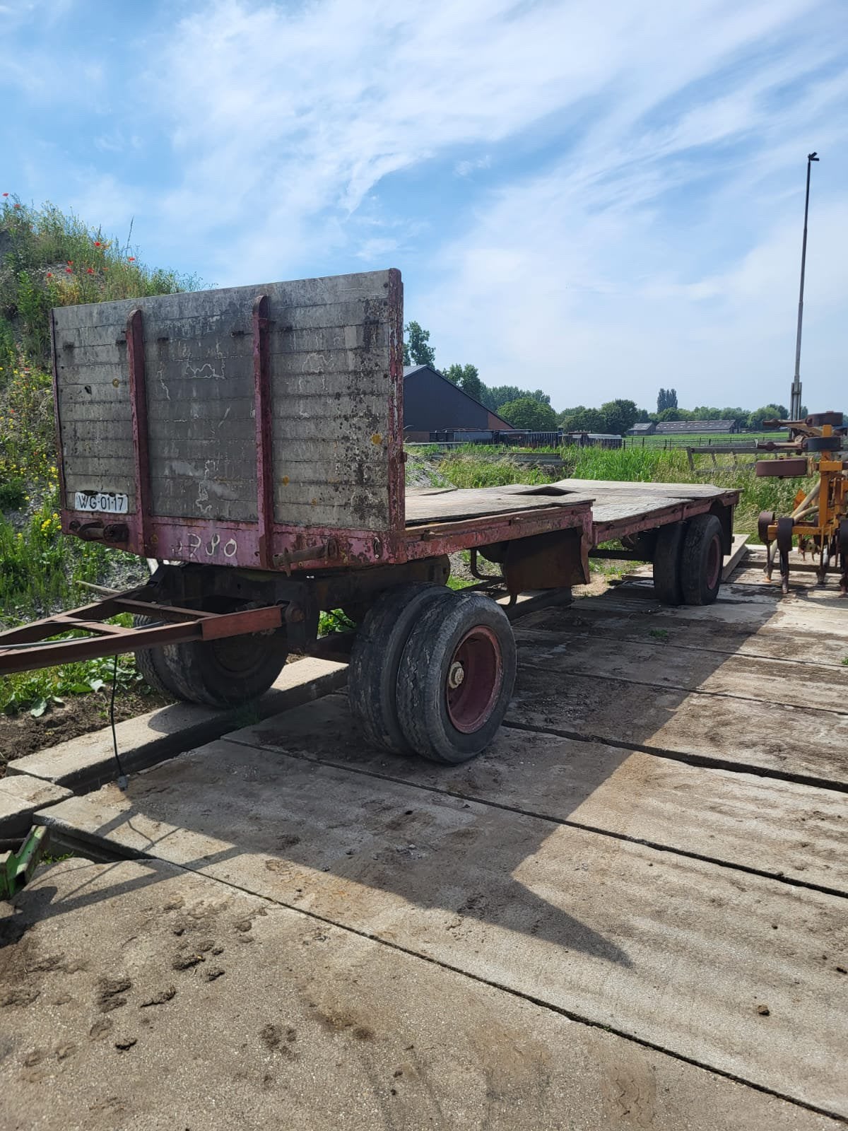 Landbouw wagen / Aanhanger, Zakelijke goederen, Agrarisch | Werktuigen, Ophalen, Transport