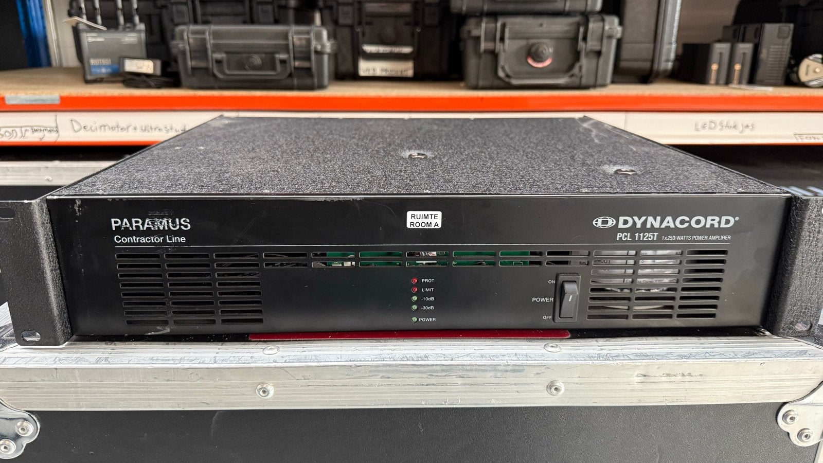 7 Dynacord PCL 1125T en 1225T 100 volt Versterkers, 120 watt of meer, Ophalen, Overige merken, Gebruikt