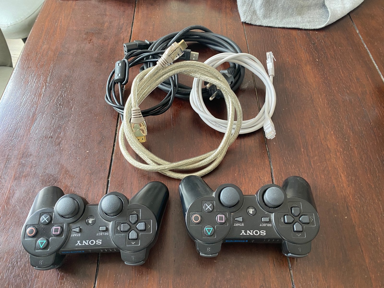 PS3 Fat 80Gb met 12 spellen., Ophalen, Gebruikt, Phat, Met 2 controllers