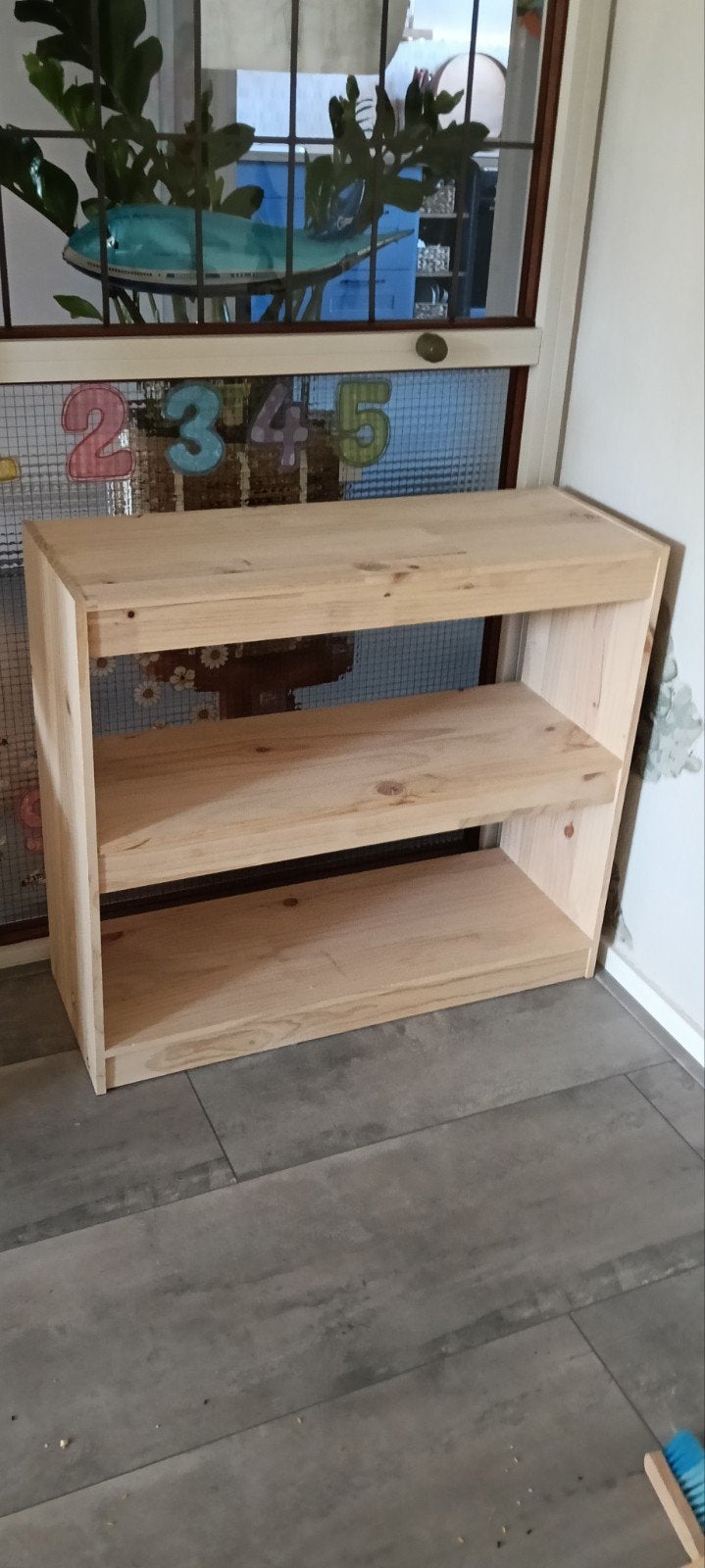 Houten Boekenkast / Montessori Speelgoedkast - 80x72x30 cm, Huis en Inrichting, Kasten | Boekenkasten, Met plank(en), Gebruikt