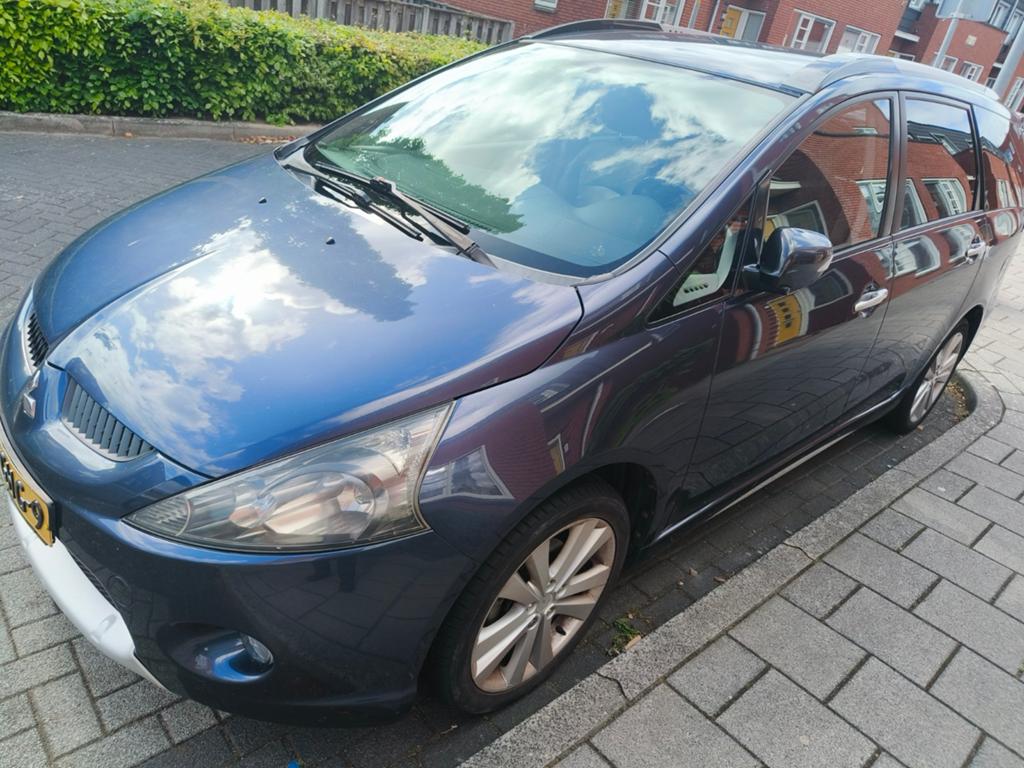 Mitsubishi Grandis 2.4 Mivec 7 AUT 2008 Blauw, Auto's, Mitsubishi, Particulier, Grandis, ABS, Adaptive Cruise Control, Airbags