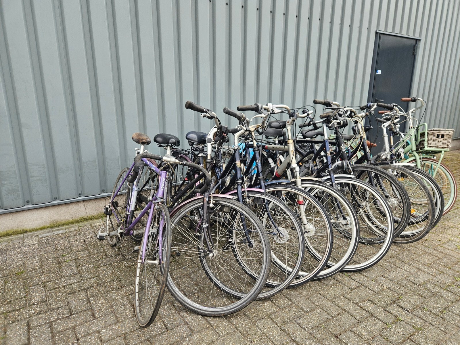 Partij fietsen - Diverse merken en modellen, Fietsen en Brommers, Fietsen | Dames | Damesfietsen, Velgrem, Versnellingen, Ophalen