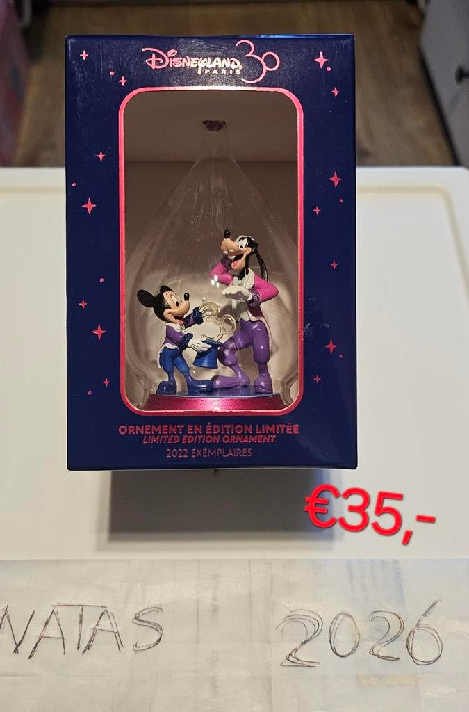 Nieuwe Disney ornamenten te koop - Opruiming!, Ophalen of Verzenden, Mickey Mouse, Nieuw, Beeldje of Figuurtje