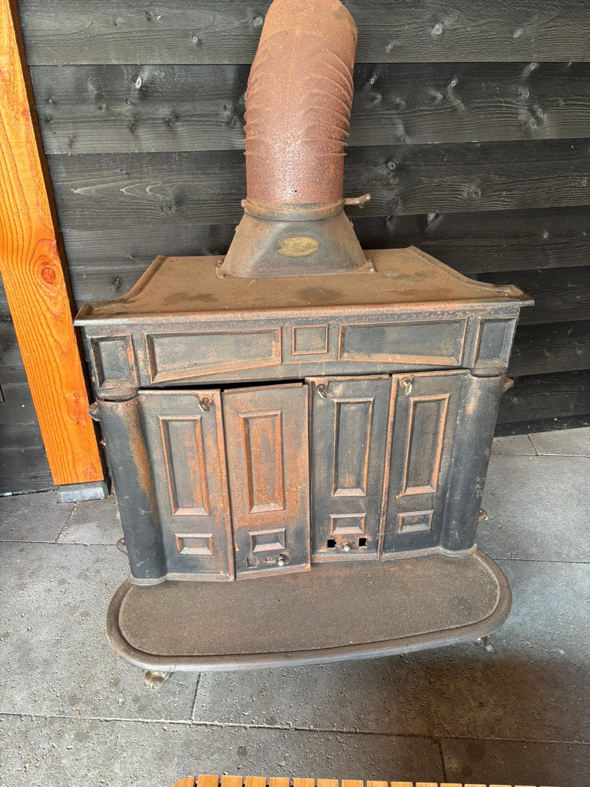 Houtkachel, Huis en Inrichting, Kachels, Ophalen, Gebruikt, Houtkachel, Vrijstaand