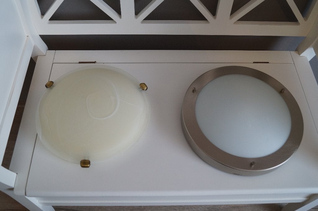 2 mooie plafondlampen, Ophalen, Zo goed als nieuw