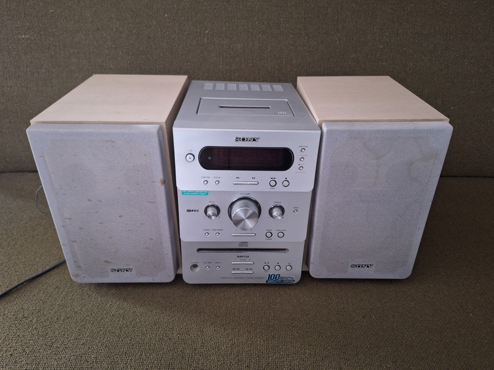 Sony Micro Hi-Fi Component System CMT-GPX7 met AB, Ophalen, Gebruikt, Cassettedeck, Sony