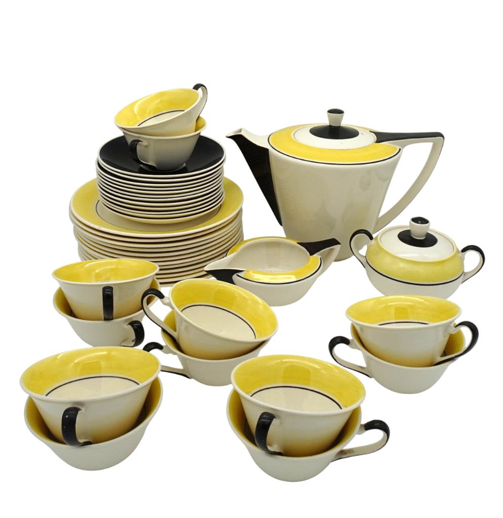 'Ineke' Art Deco set Edmond Bellefroid Petrus Regout Sphinx, Ophalen of Verzenden