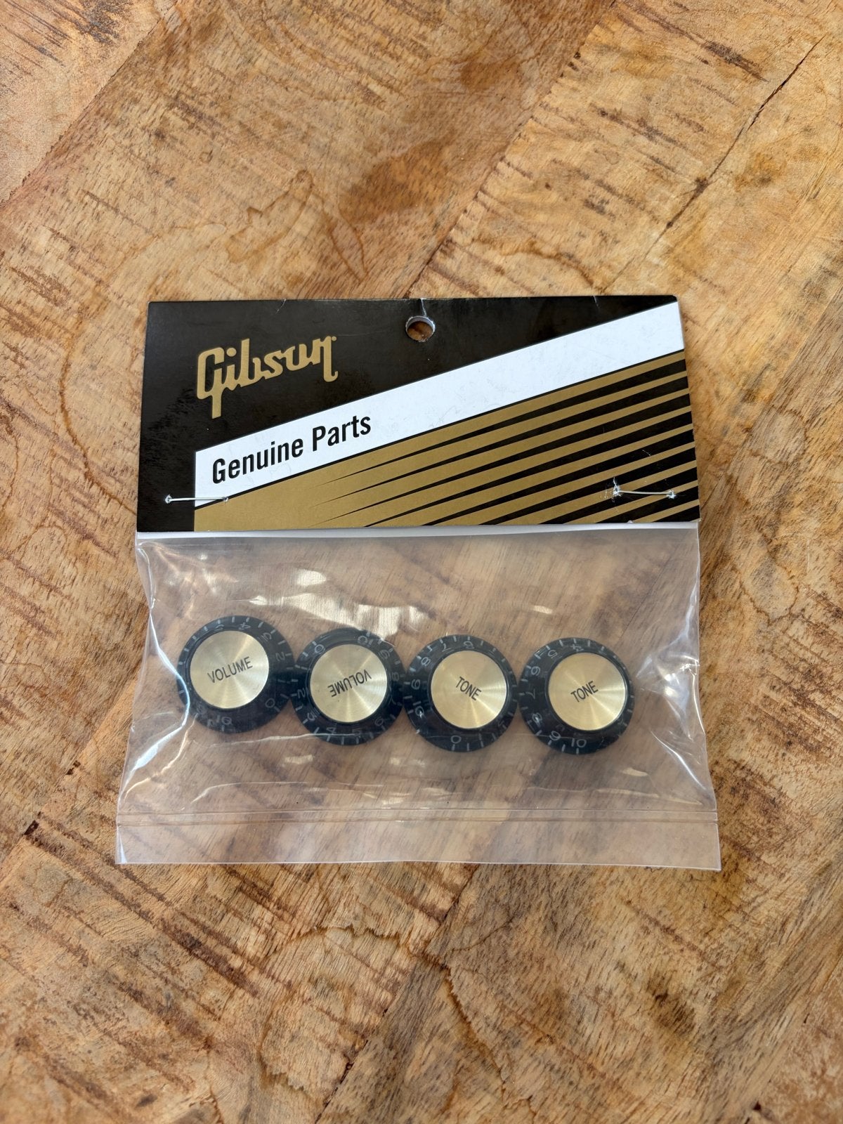 Gibson Volume & Tone Knoppen Goud / Zwart, Ophalen of Verzenden, Nieuw, Elektrische gitaar