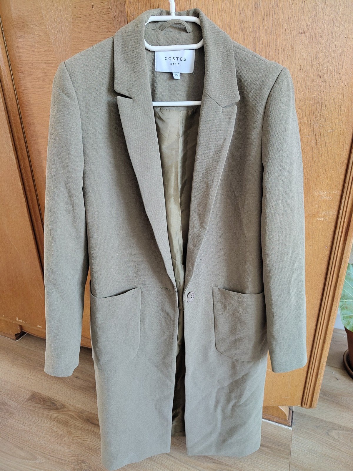 Costes Basic Lange Blazer/Jasje - Maat XS, Costes Basic, Ophalen of Verzenden, Maat 34 (XS) of kleiner, Gedragen