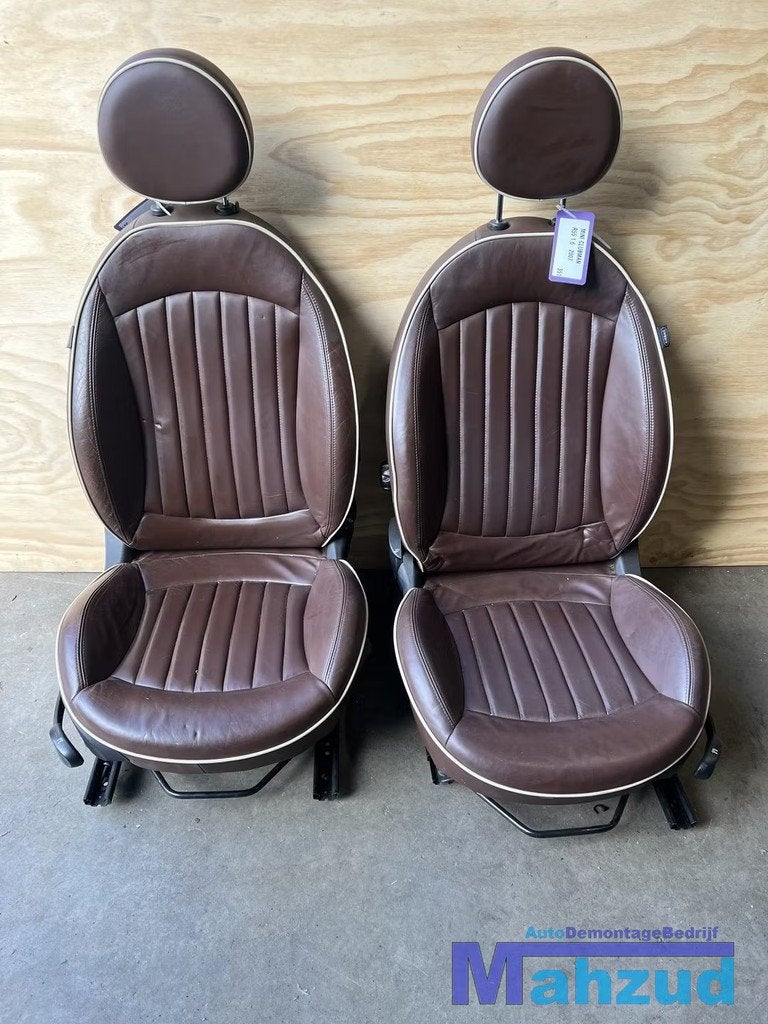 MINI CLUBMAN R55 bruin leer interieur stoel bank 2006-2015, Auto-onderdelen, Interieur en Bekleding, Gebruikt, Ophalen of Verzenden