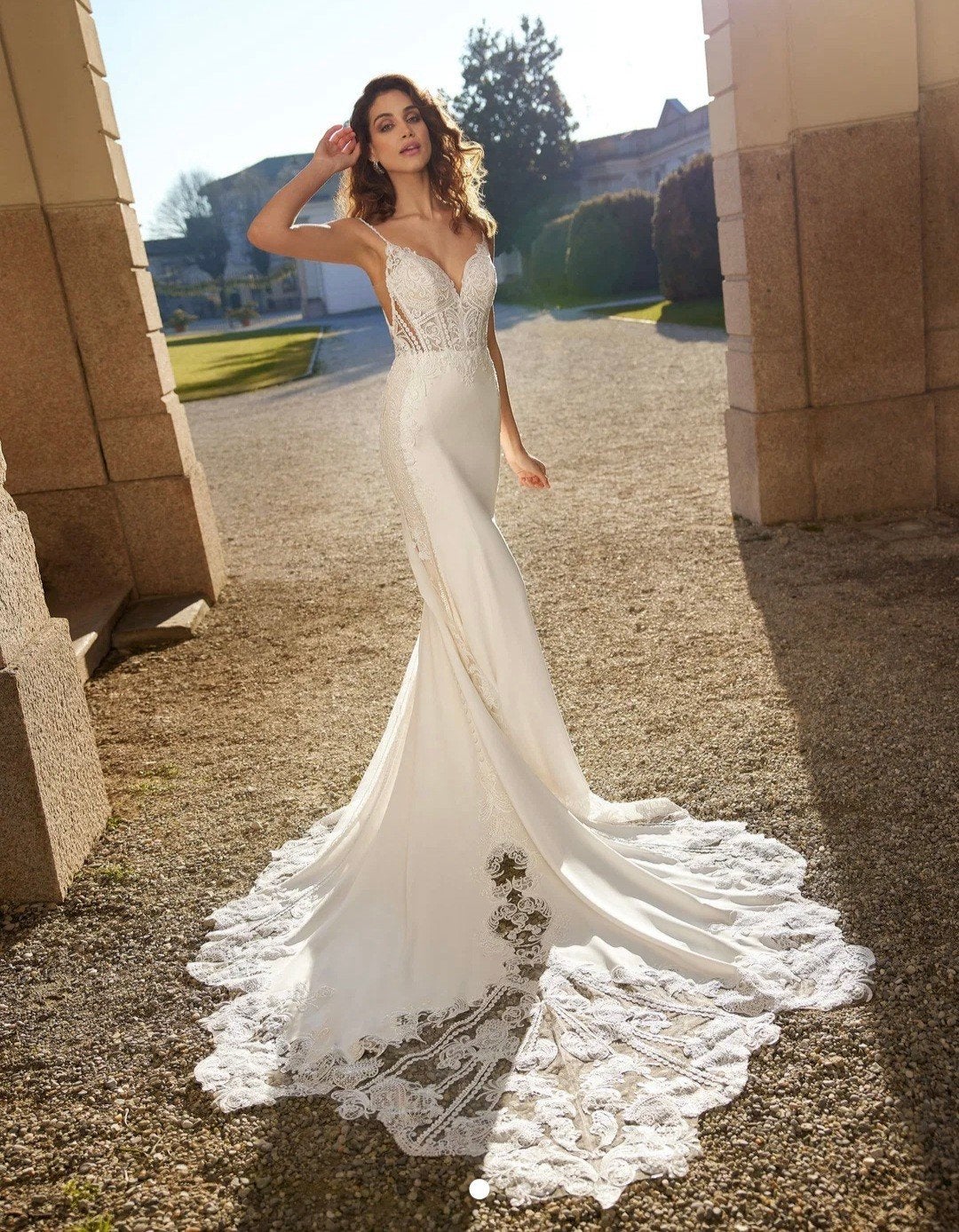 Prachtige Randy Fenoli trouwjurk 36/38 cupmt B75, Ophalen of Verzenden, Zo goed als nieuw, Wit, Trouwjurk