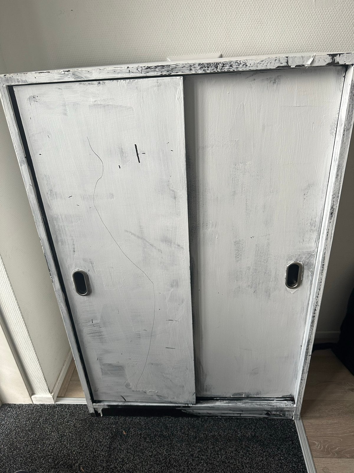 Schoenenkast met schuifdeuren, Huis en Inrichting, Ophalen, Gebruikt