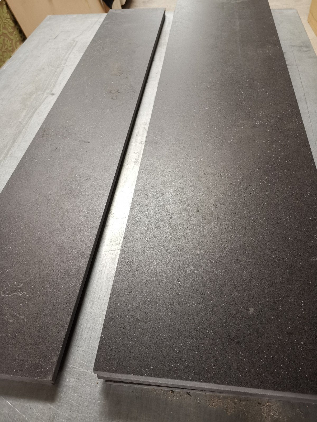 Antraciet grijs tegels 120 cm x 30 en 20 cm breed, Ophalen