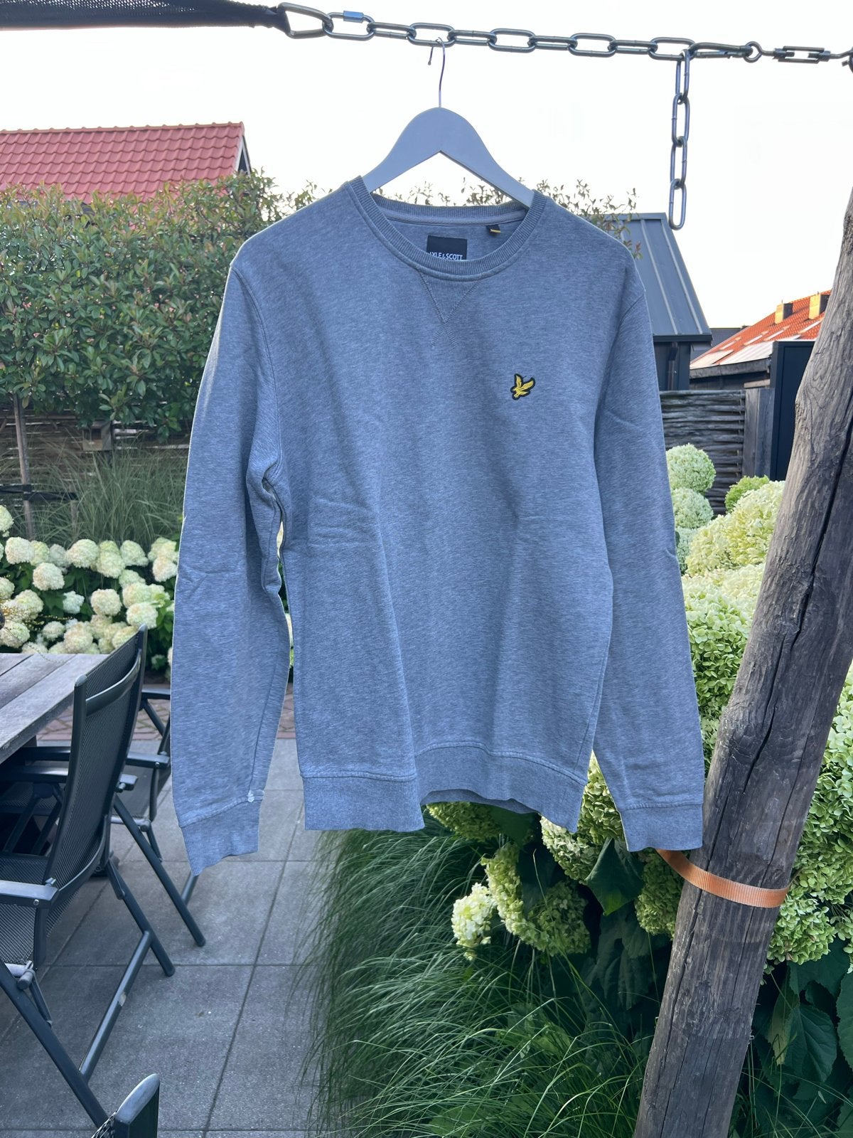 Lyle & Scott sweater grijs maat M, Ophalen of Verzenden, Zo goed als nieuw, Maat 48/50 (M), Grijs