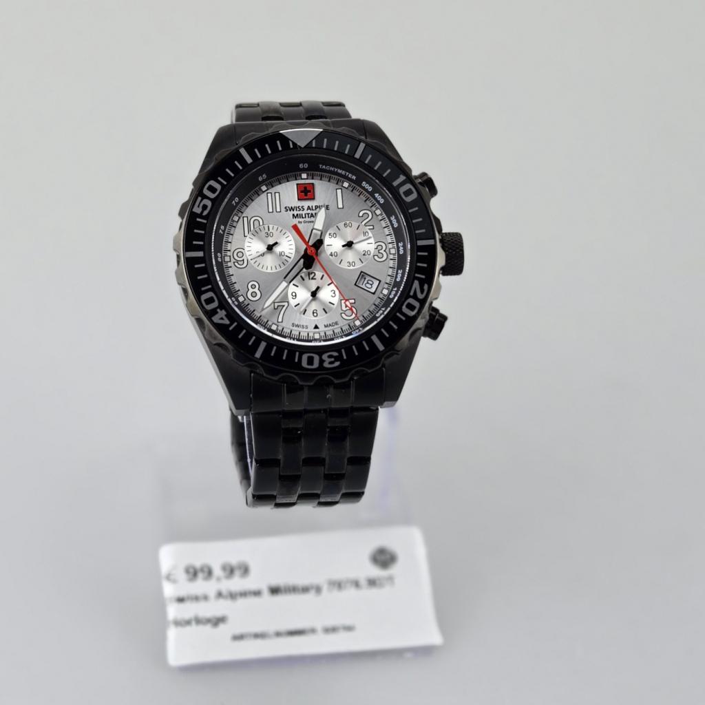 Swiss Alpine Military 7076.9DT Horloge, Sieraden, Tassen en Uiterlijk, Horloges | Heren, Flex Ltd., Zo goed als nieuw, https://flex.com/contact-us