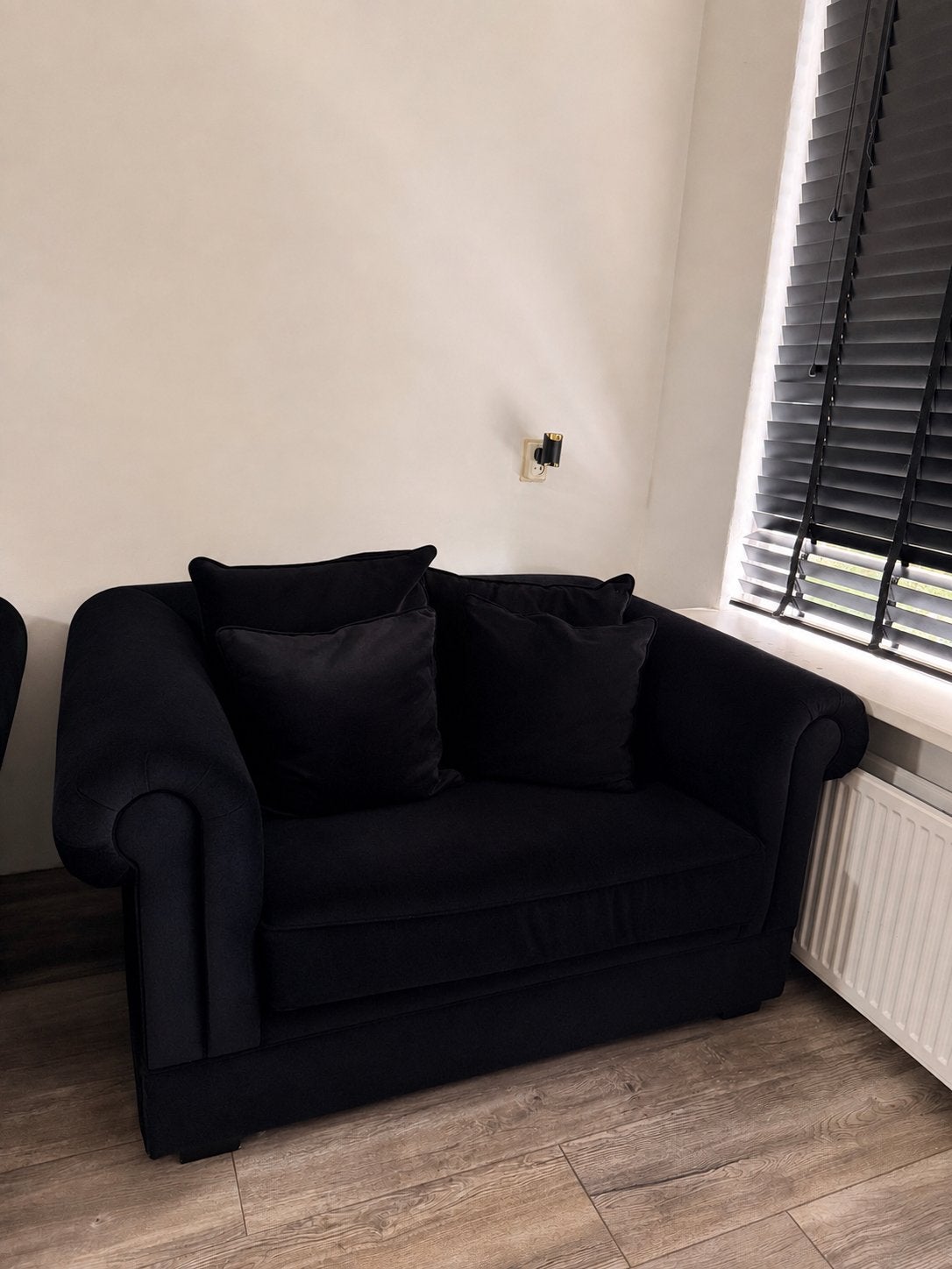 Rofra home bank en fauteuil, 75 tot 100 cm, Ophalen of Verzenden, Zo goed als nieuw, Rechte bank