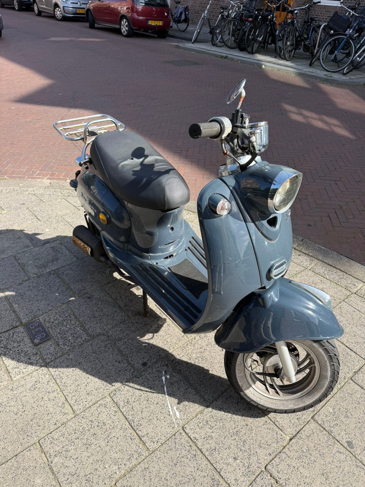 90cc santini sanremo top snelheid +-90km, Fietsen en Brommers, Ophalen, Gebruikt, Benzine, Overige merken