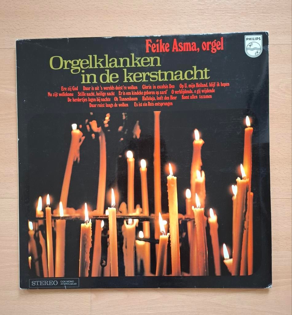 LP orgelklanken in de kerstnacht - Feike Asma, orgel, Ophalen, Gebruikt, 12 inch